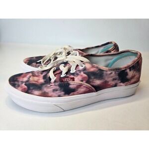 Vans Off The Wall Comfycush Pink Grunge Shoes Men's Size 5.5 Women's 7 721356